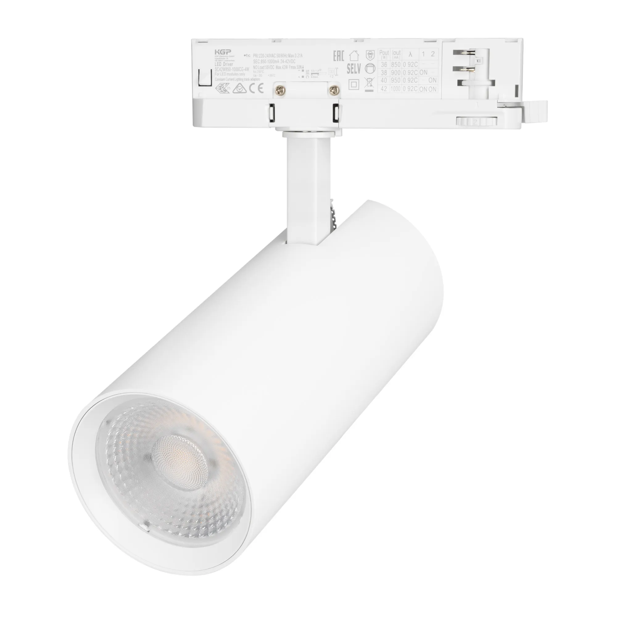 Светильник LGD-GERA-4TR-R90-40W Warm3000 (WH, 55 deg, 230V) (Arlight, IP20 Металл, 5 лет) - изображение товара