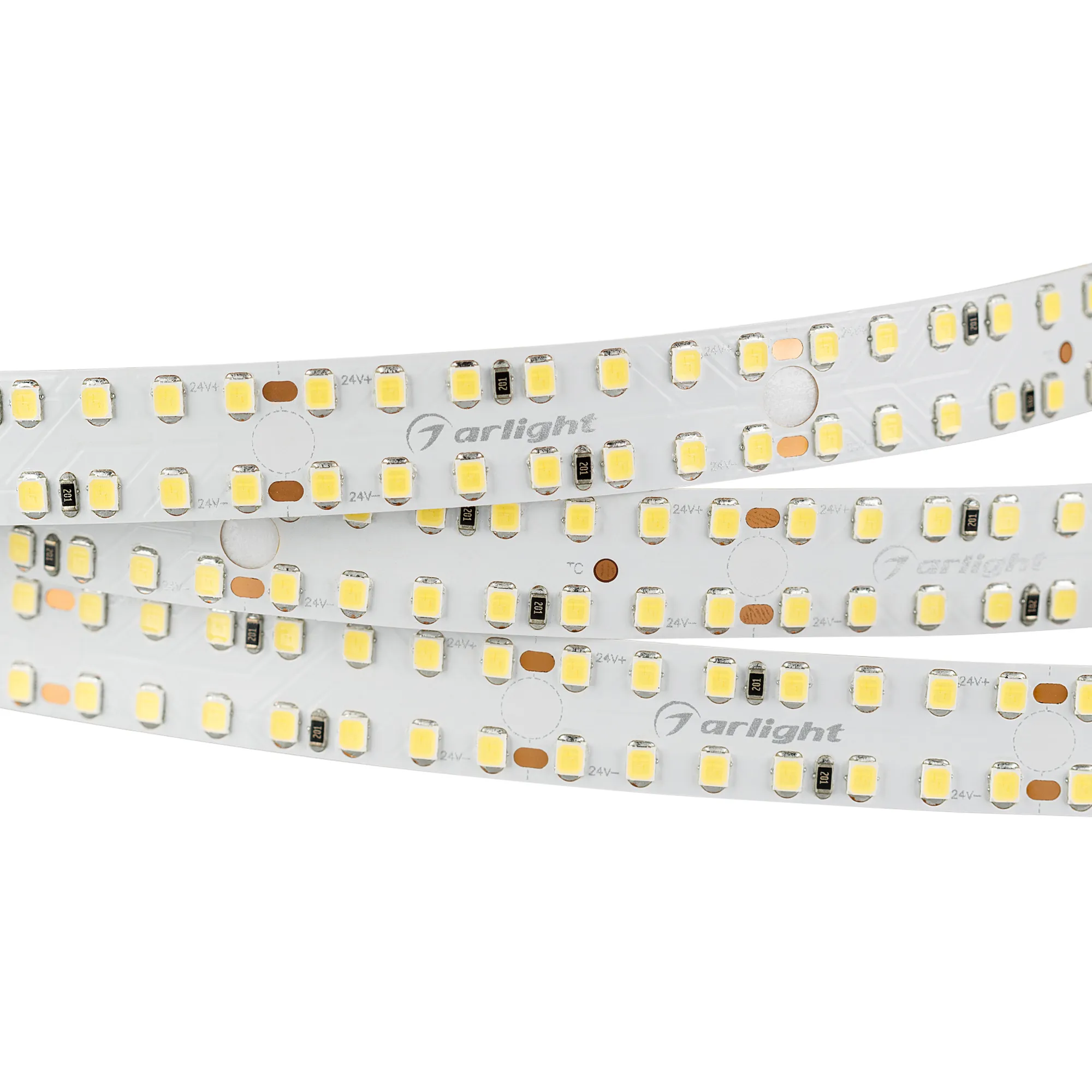 Лента светодиодная S2-2500 24V Warm3500 20mm (2835, 280 LED/m, LUX) (Arlight, 20 Вт/м, IP20)