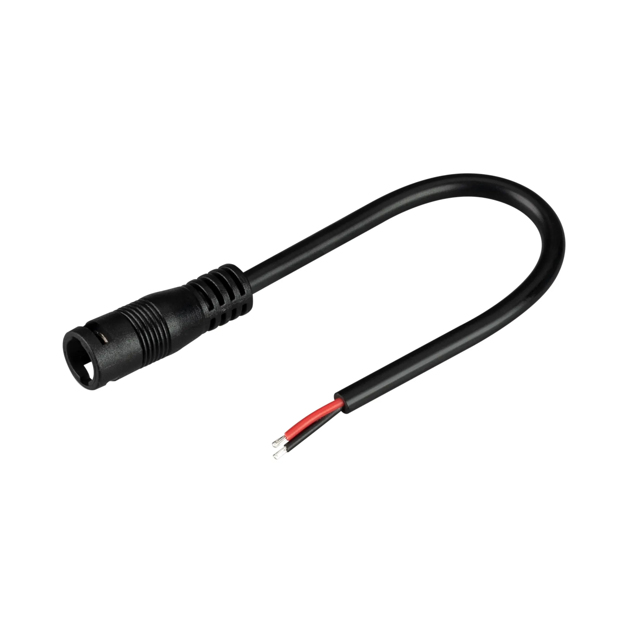 Коннектор выводной DC-MONO-2PIN-L150-F (JACK 5.5, LOCK) (Arlight, -) - изображение товара