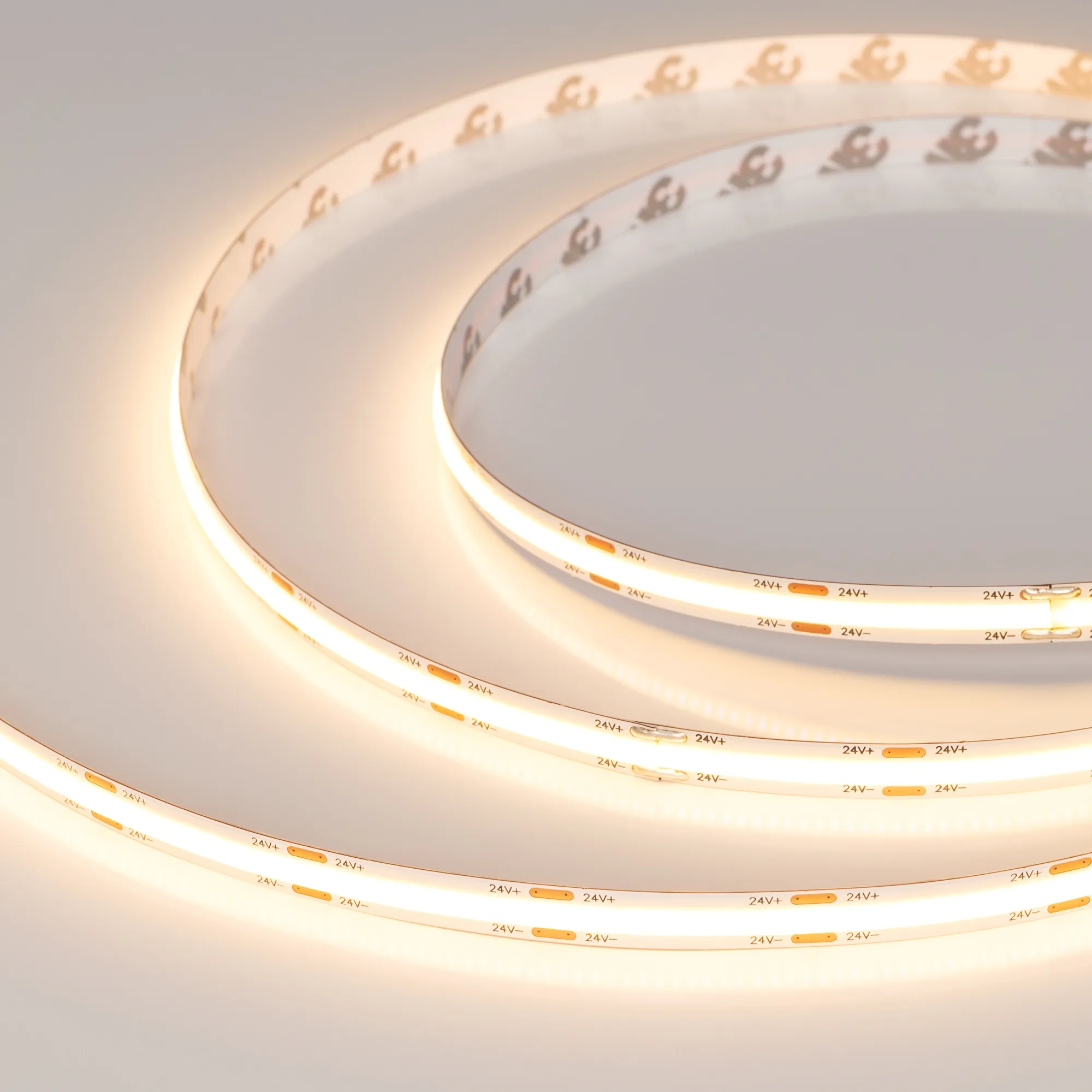 Лента светодиодная герметичная COB-NANO-X544-8mm 24V Warm2700 (11.5 W/m, IP65, CSP, 5m) (Arlight, -) - изображение товара