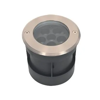Светильник LTD-DAFNA-GROUND-R130-11W Warm3000 (SL, 20 deg, 230V) (Arlight, IP67 Металл, 5 лет) - изображение товара