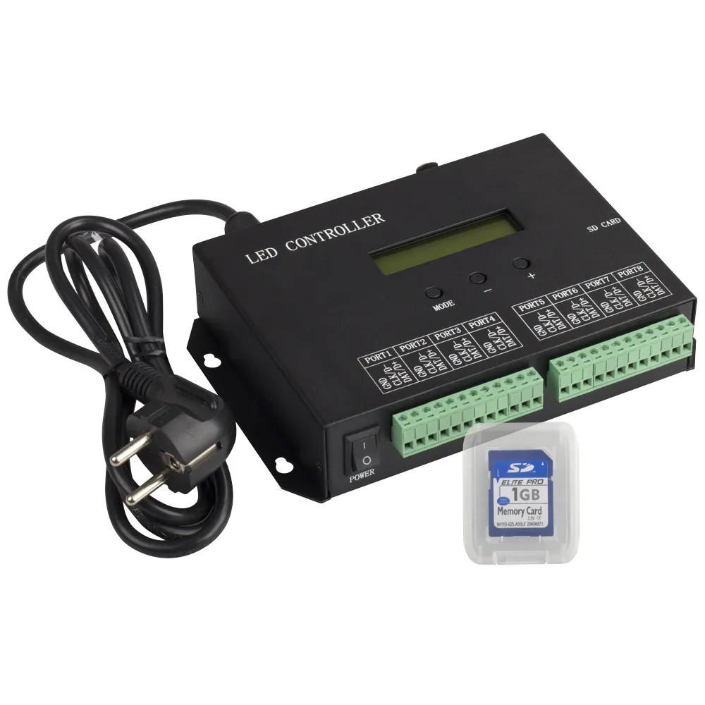 Контроллер HX-803SA DMX (8192 pix, 220V, SD-карта) (Arlight, -) - изображение товара