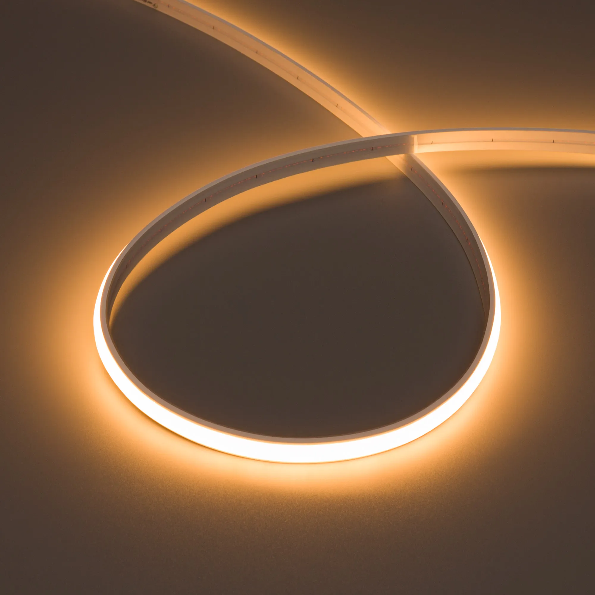 Лента светодиодная герметичная MOONLIGHT-TOP-M280-10x5mm 24V Warm2200 (15 W/m, IP65, 5m, wire x1)  (Arlight, Вывод прямой, 3 года)