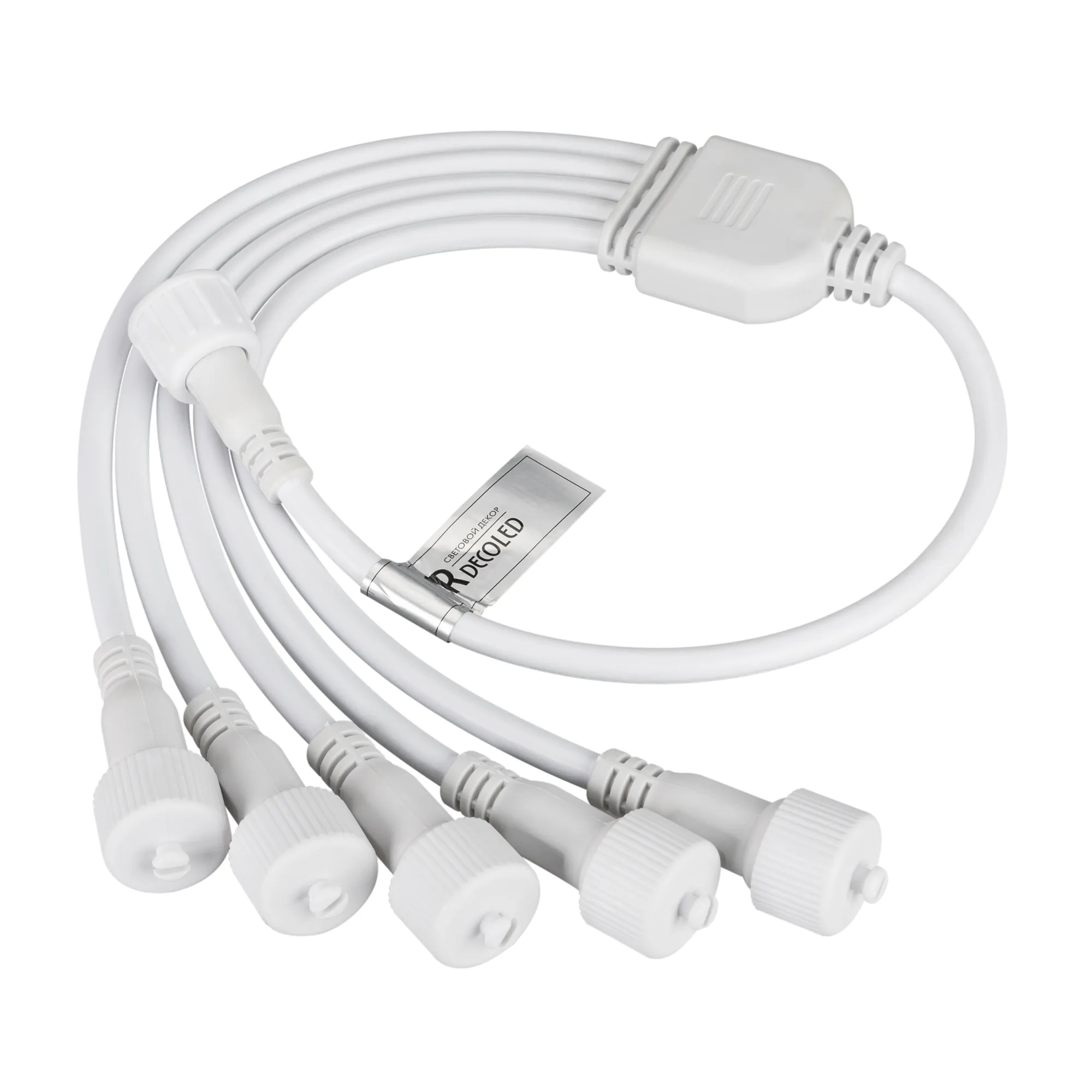 Коннектор питания ARD-CLASSIC-SYNC-RGB White (230V, 5 ports) (Ardecoled, Закрытый) - изображение товара
