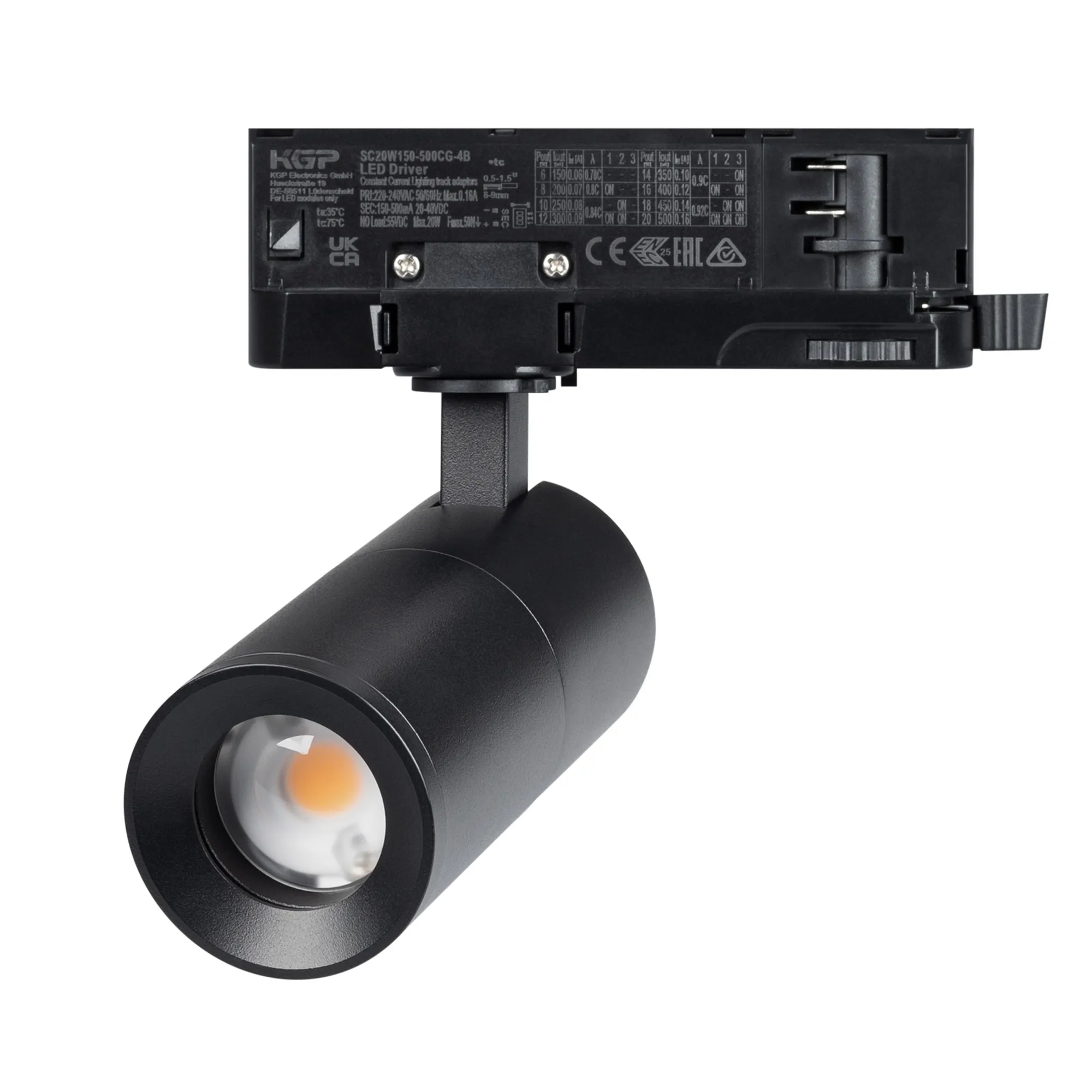 Светильник LGD-ARTEMIS-TRACK-4TR-R55-12W Day4000 (BK, 8-80 deg, 230V, DALI) (Arlight, IP20 Металл, 5 лет)